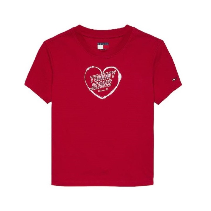 Tricou Tommy Hilfiger TJW SLIM SH HEART TEE-DW0DW21390-XLE