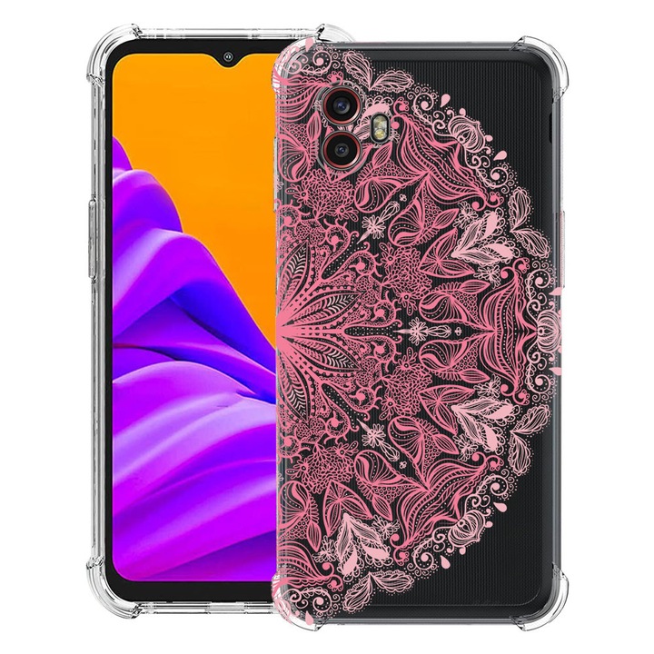 BestCase® Устойчив на удари калъф за Samsung Galaxy Xcover 7 Pro с дизайн Lace Pink, 2052051 AS 21