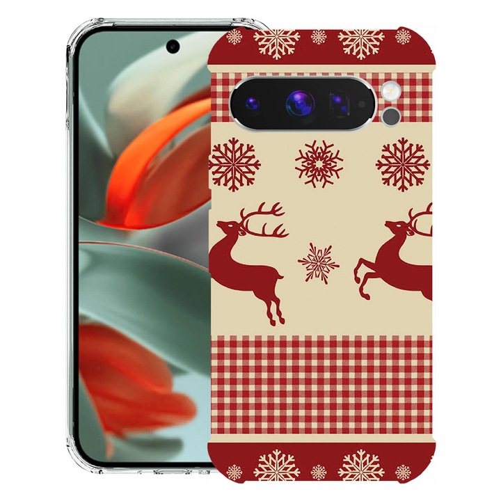 BestCase® Husa Anti Shock pentru Google Pixel 10 Pro XL cu Design Xmas Pattern, 2052063 AS 1363