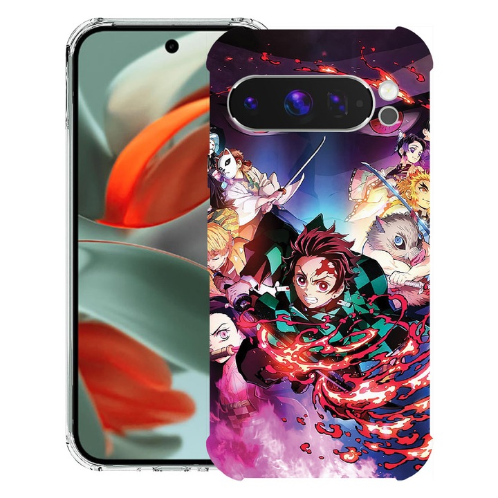 BestCase® Husa Anti Shock 1.5mm Compatibil cu Google Pixel 10 / Pixel 10 Pro, cu Design D Slayer, Reinforced 4 Corners, 3119587 AS 1701