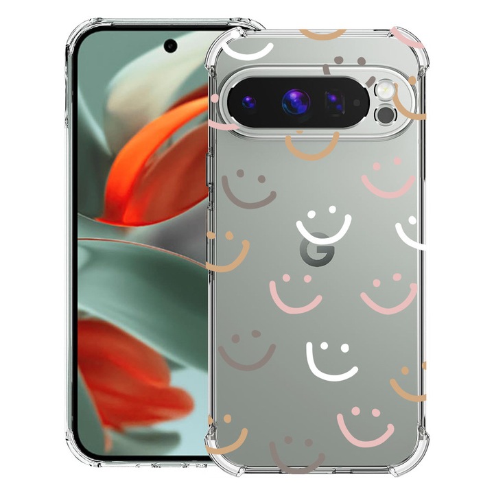 BestCase® Husa Anti Shock 1.5mm Compatibil cu Google Pixel 10 Pro / Pixel 10, cu Design Smile Please, Reinforced 4 Corners, 3119593 AS 985