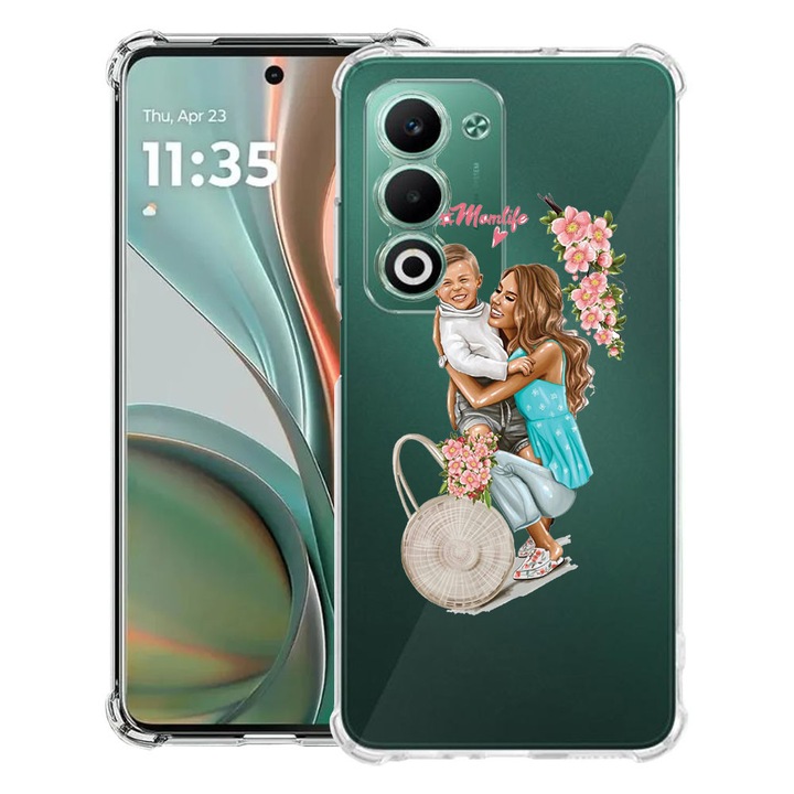 BestCase® Ütésálló tok OPPO A5 5G-hez, Mom Life With a Boy dizájnnal, 2052056 AS 559