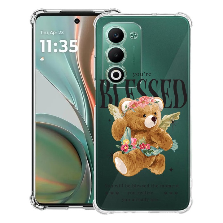 BestCase® Husa Anti Shock pentru OPPO A5 5G cu Design Teddy Bear Blessed, 2052056 AS 1561