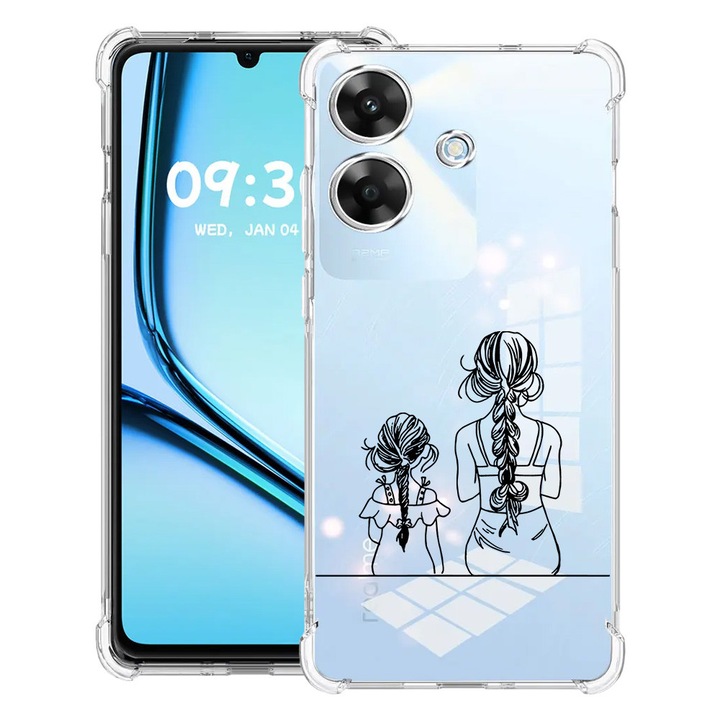 BestCase® Ütésálló tok Realme Note 60 / Note 60X készülékhez, Anya és Lánya mintával, 2052062 AS 1048