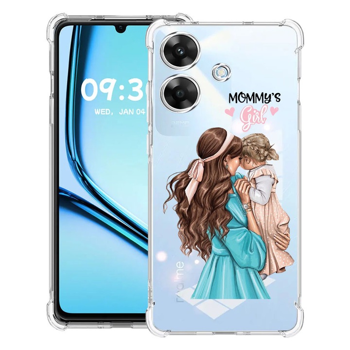 BestCase® Ütésálló tok Realme Note 60 / Note 60X készülékhez, Mommy's Girl dizájnnal, 2052062 AS 555