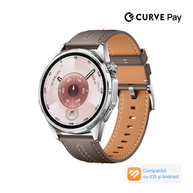 Ceas Smartwatch Huawei Watch GT 2, 46mm, Pebble Brown - eMAG.ro