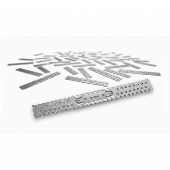 Set 50 Brida Multipla Atlantic - pentru fixare directa CD 60 Gips-carton, 120 mm ( grosime 0.7)