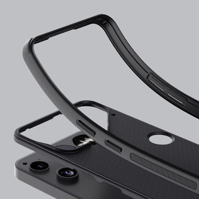 Husa, Nillkin Frosted Shield Pro pentru Nothing Phone 3, Negru