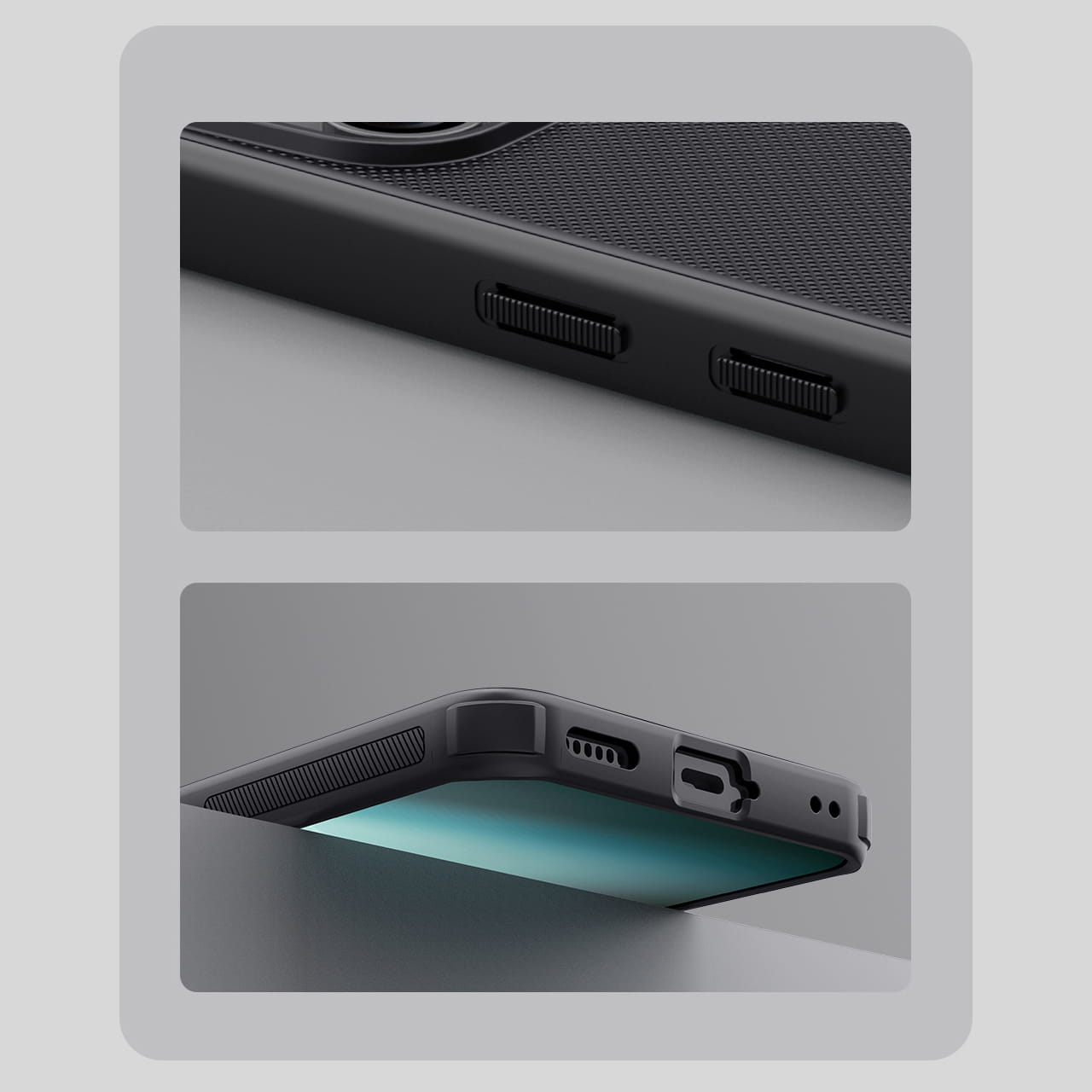 Husa, Nillkin Frosted Shield Pro pentru Nothing Phone 3, Negru