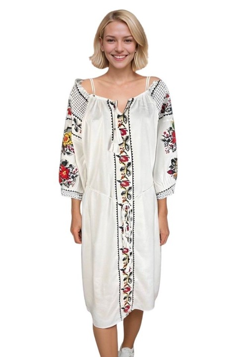 Noi lezser ruha RL25, Fehér/Szürke