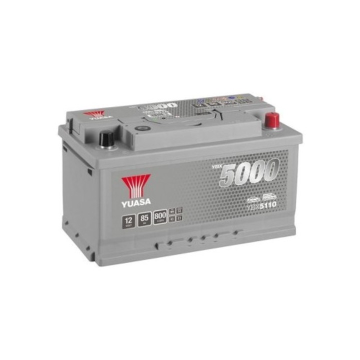 Baterie Auto, Yuasa 5000 SILVER 85Ah 800A, 315x175x175mm