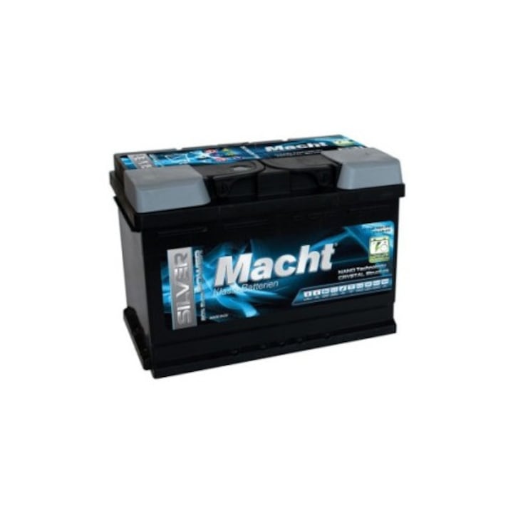 Baterie Auto, Macht SILVER POWER 12V 75 Ah, 750 A, 278x175x190mm