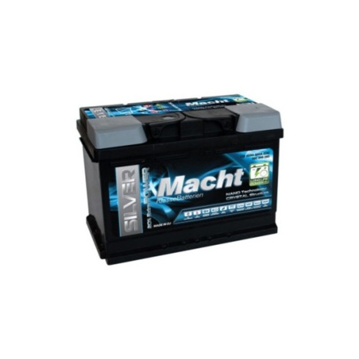 Baterie Auto Macht SILVER POWER 12V 60 Ah, 600 A, 242x175x175mm
