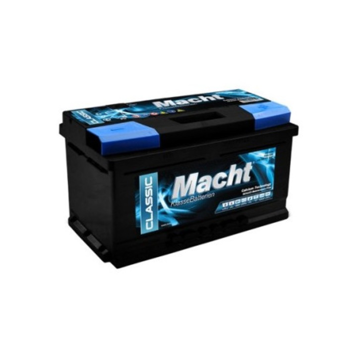 Macht Autó akkumulátor, 12V 80 Ah, 720 A, 310x175x175mm