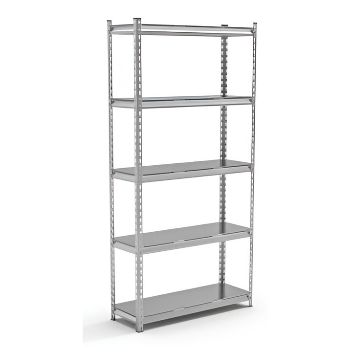 Raft Tip Polita Galvanizat Handlekraft®, 1830 X 900 X 480mm, 240kg/raft, Polita Metalica, Material Otel, Gri