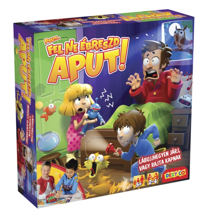 Joc de societate Goliath - Nu treziti tatal, 2-4 jucători, în limba maghiară