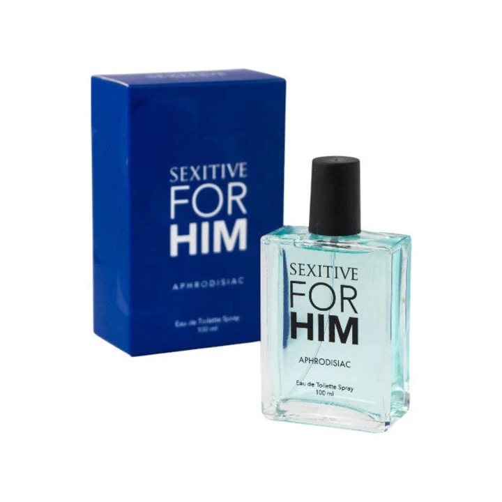 Parfum cu feromoni SEXITIVE For Him, pentru barbati, note de mar verde, lavanda si patchouli, 100 ml