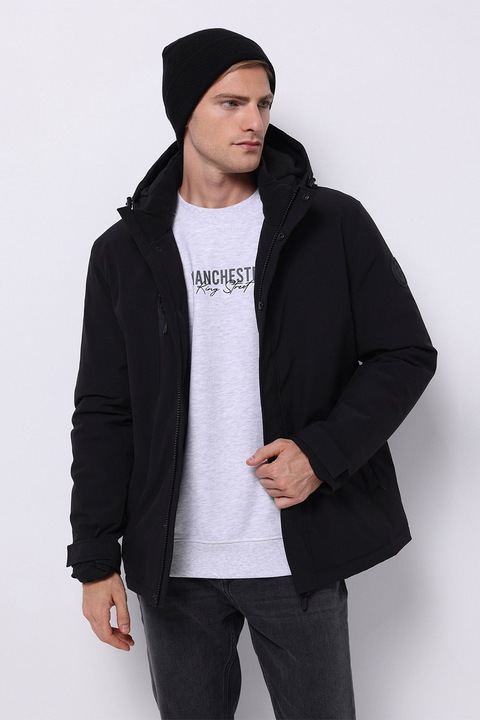 COLIN'S, Geaca cu buzunare cu fermoar, Negru