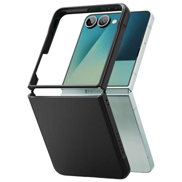 Husa Ringke Onyx Super Slim Compatibila Cu Samsung Galaxy Z Flip 7, Negru