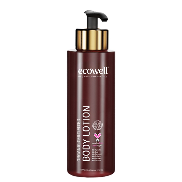 Loțiune de corp organică Ecowell (250 ml)