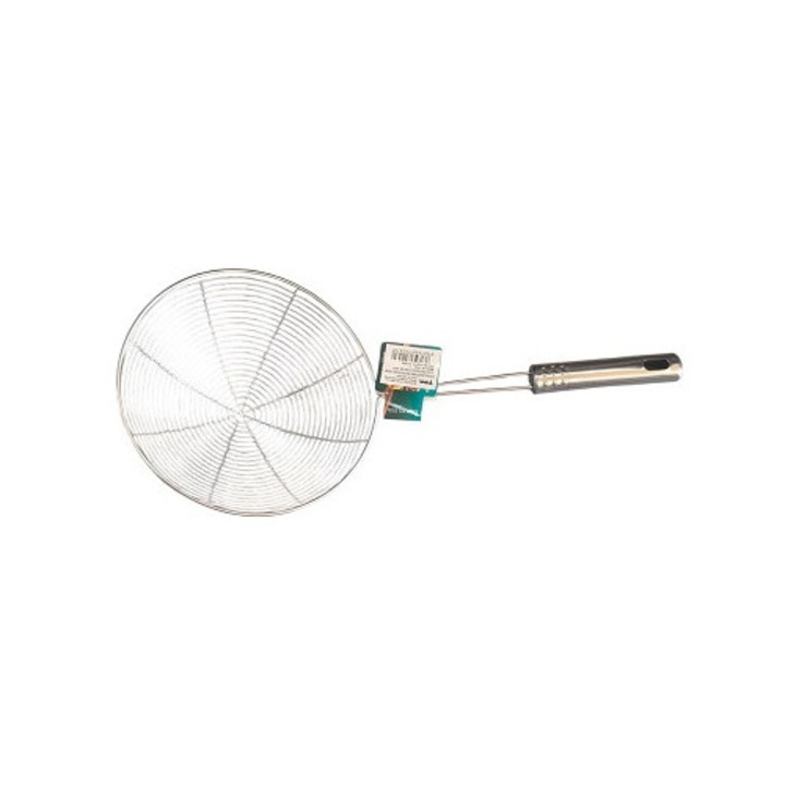 Rozsdamentes acél szűrő fánkokhoz, 16 cm, Clini 4X-0246