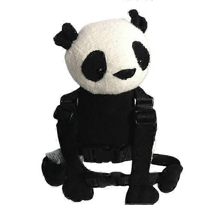 Ham de siguranta pentru copii, Panda, material ABS, alb/negru