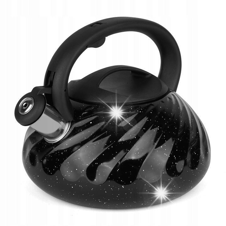 Vízforraló, KonigHOFFER, 3 l, fekete, 22x24.5x19cm