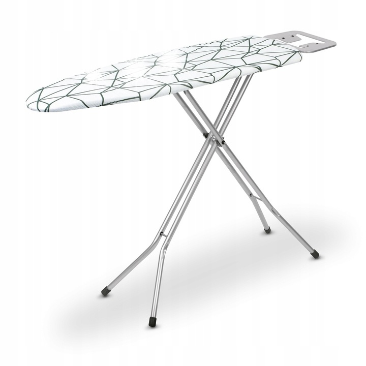 Маса за гладене Tadar Ecoline, 133x34см, многоцветна, регулируема височина 69-89см, сгъваема