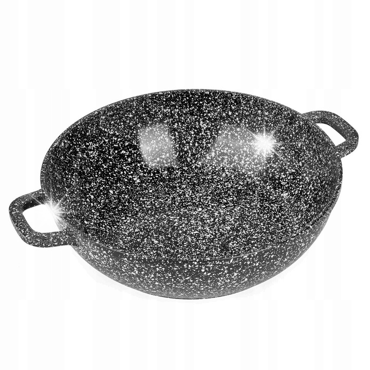 Kerámia edény Konighoffer Kingstone, 2,4L, fekete, fedővel és 2 fogantyúvédővel ellátott készlet, 27,5x21x9cm