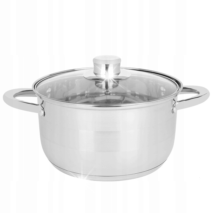 Fazék fedővel Tadar Luzon, 20cm, 3l, rozsdamentes acél, minden típusú tűzhelyhez