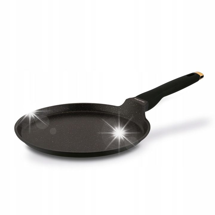 Palacsintasütő Konighoffer Black Rose 28cm, tapadásmentes, hőálló fogantyúk, alumínium