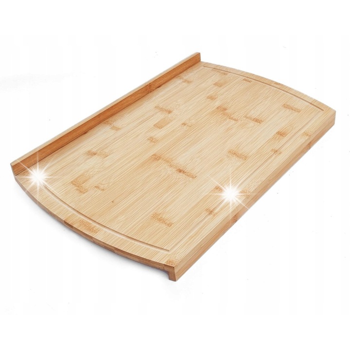 Konyhai vágódeszka, Tadar, bambusz, 58x37.5cm, kétoldalas, környezetbarát
