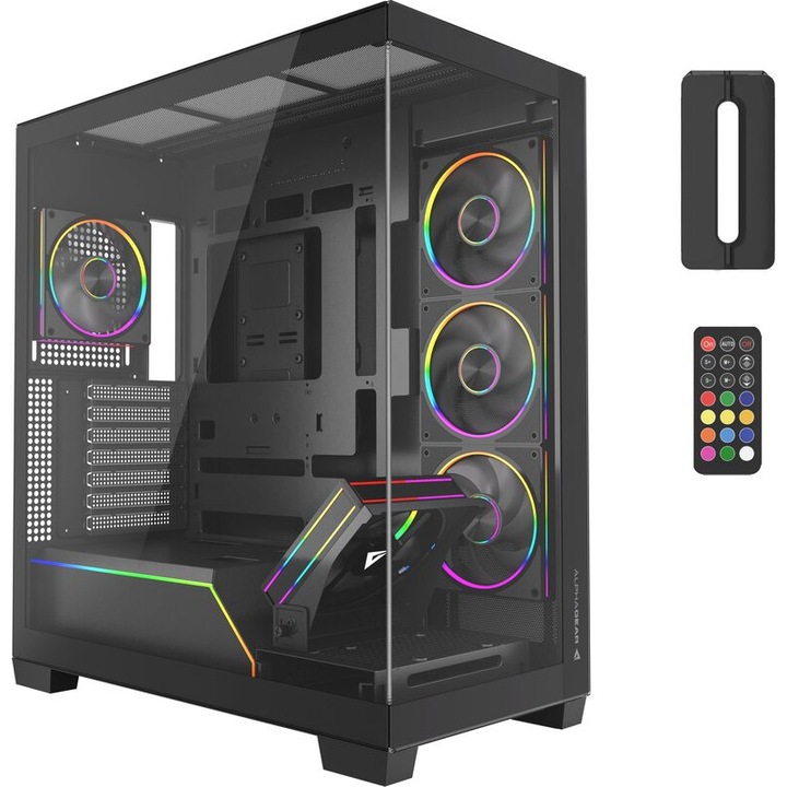 Carcasa ALPHAGEAR Mirage mark 3 ARGB neagră