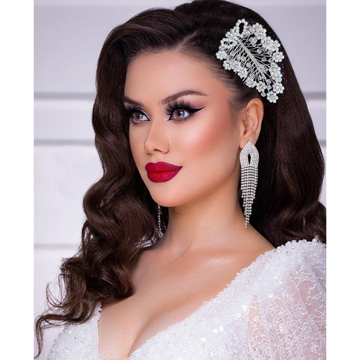 Pieptan mireasa cu perle