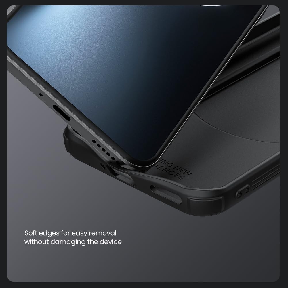 Husa Nillkin Honor Magic 7 Pro cu capac pentru camera, colturi, airbag, protectie antisoc, capac glisant, protectie lentila