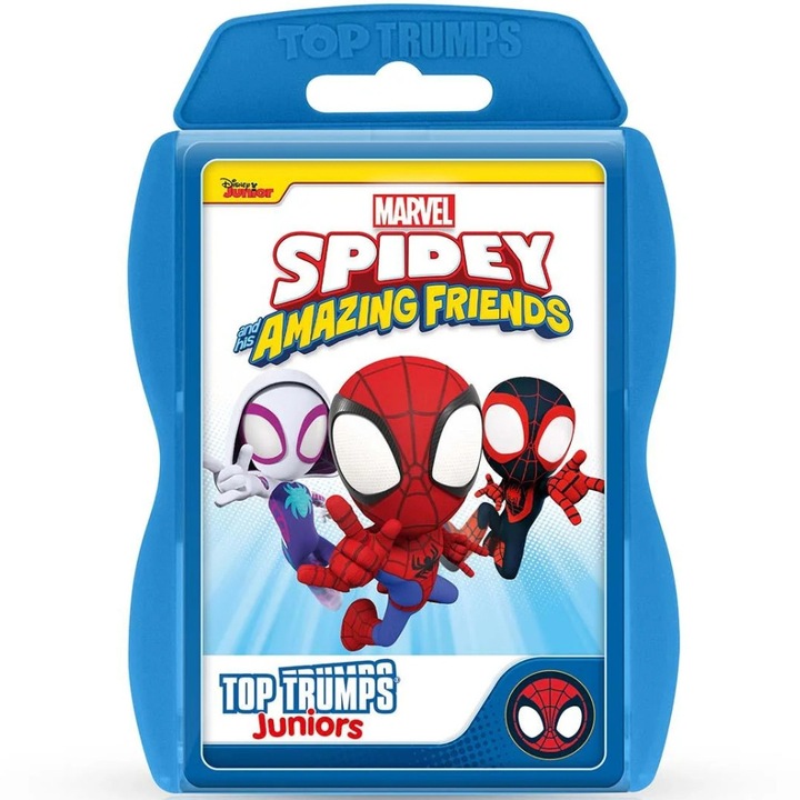 Carti de joc Winning Moves, Top Trumps Junior Spidey si prietenii, Engleza