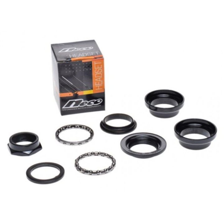 Set 8 cuvete furca, NECO, filet 1", negru