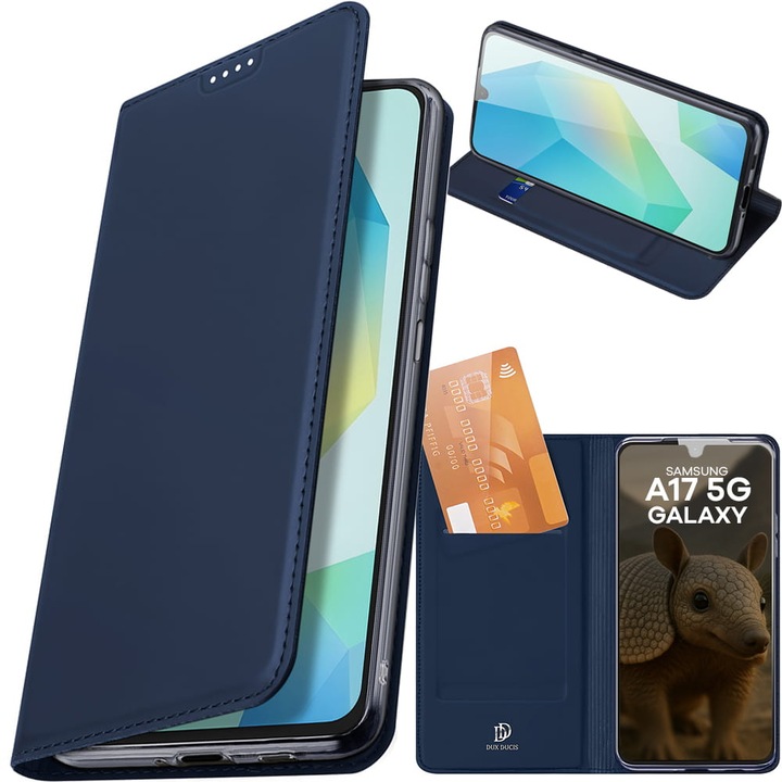 Tok, Dux Ducis Skin Pro kompatibilis Samsung Galaxy A17 5G, Tengerészkék