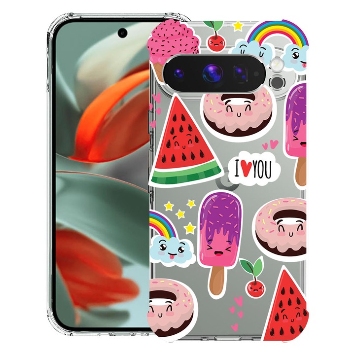 BestCase® Husa Anti Shock 1.5mm Compatibil cu Google Pixel 10 Pro / Pixel 10, cu Design Summer Feeling, Reinforced 4 Corners, 3119593 AS 87