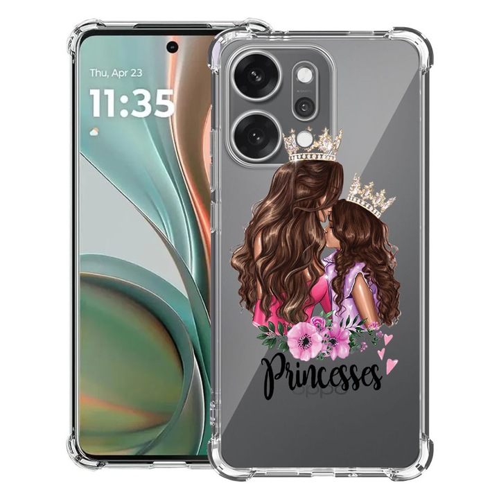 BestCase® Ütésálló tok OPPO Reno14 5G-hez Princesses Gril Mom Designnal, 2052057 AS 552