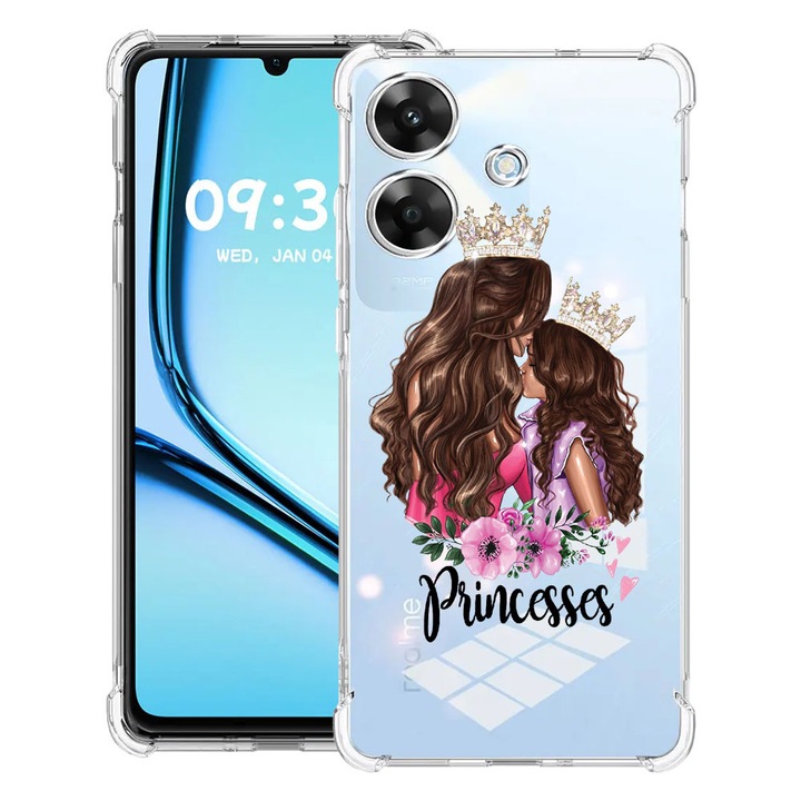 BestCase® Husa Anti Shock pentru Realme Note 60 / Note 60X cu Design Princesses Gril Mom, 2052062 AS 552