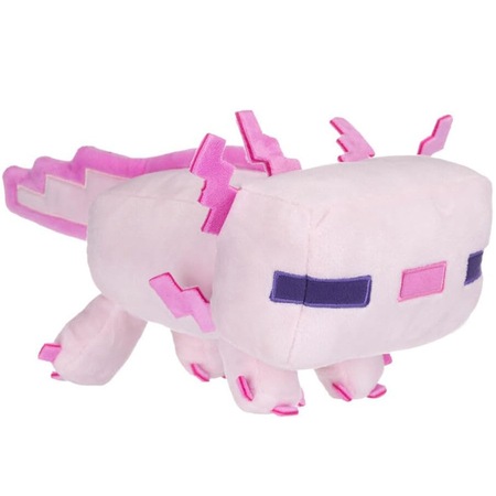 Jucarie din plus Axolotl, Minecraft, roz, 30 cm - eMAG.ro