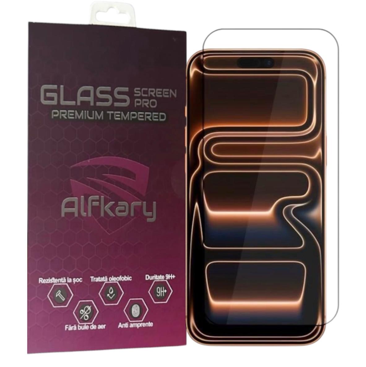 Folie Protectie Sticla Securizata Alfkary compatibila iPhone 17 Air, Full Glue, Ultra HD