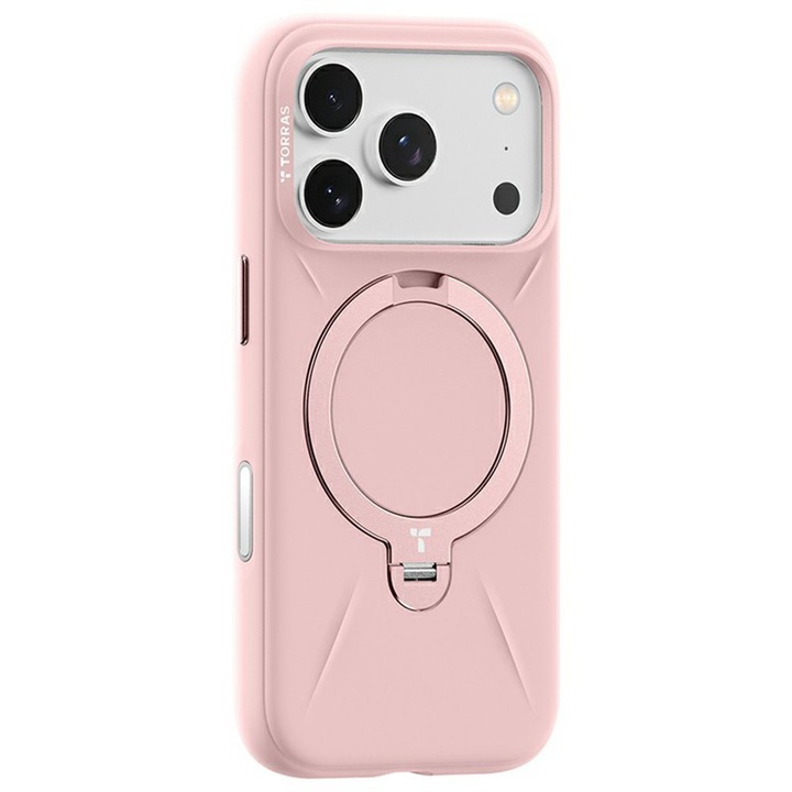 Husa pentru iPhone 17 Pro, QPRO Silicone Series, P55, Silicon, Pink