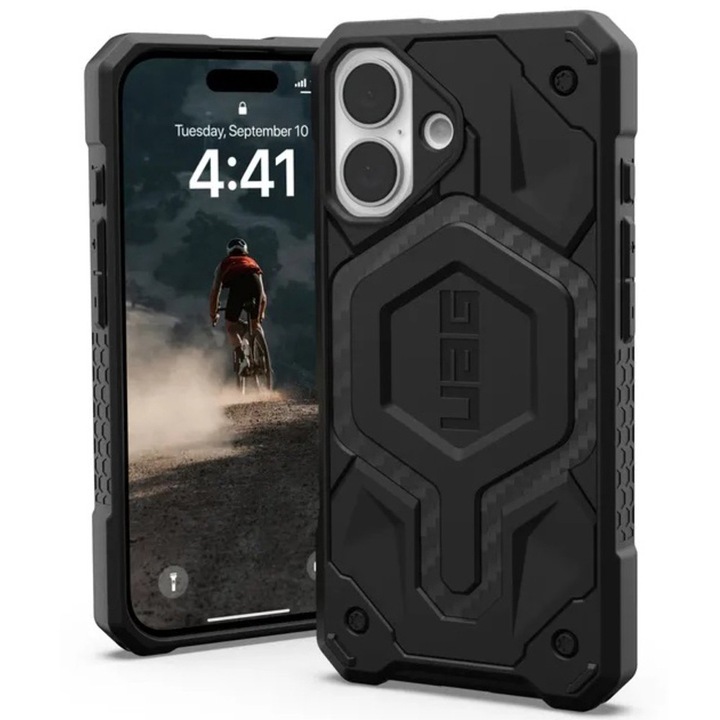 Husa pentru iPhone 17 - UAG Monarch Pro - Carbon Fiber