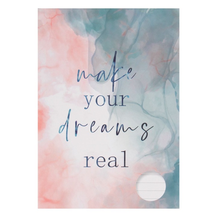 Rózsaszín márvány A5 füzet