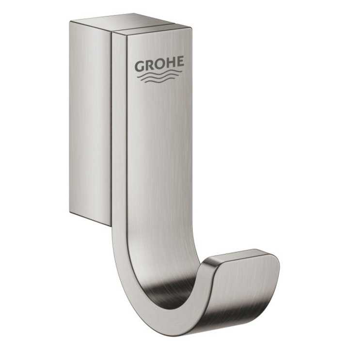 Cuier de halat simplu GROHE Selection, montare ascunsă – SuperSteel