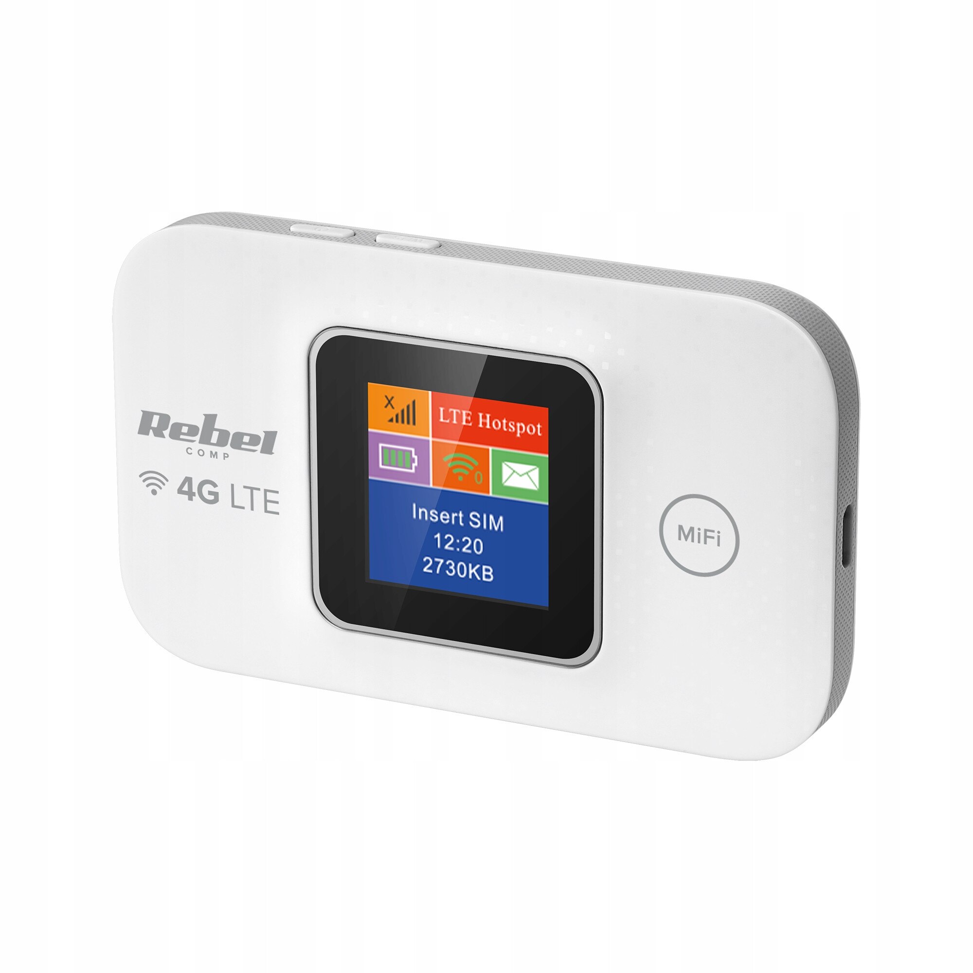 Rebel Internet Router Router mobil Rebel RB-0701 4G LTE Wi-Fi alb 9x2.9x1cm - eMAG.ro