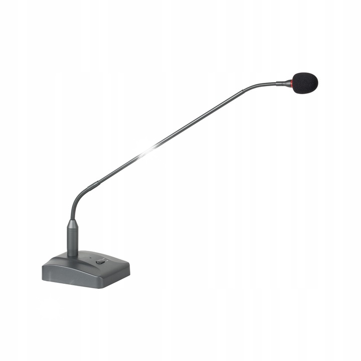 Конферентен микрофон REBEL D-30, гъвкава шия 54см, кабел XLR-жак 8м, чувствителност 43 dB