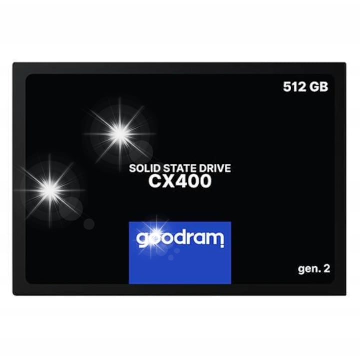 SSD 2,5'' CX400, 512 GB, SATA III, 550 MB/s, 500 MB/s, fekete